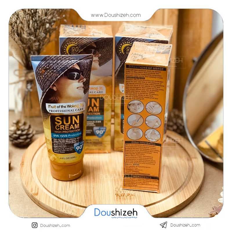 کرم ضد آفتاب SPF90 وکالی Wokali — تصویر ۴