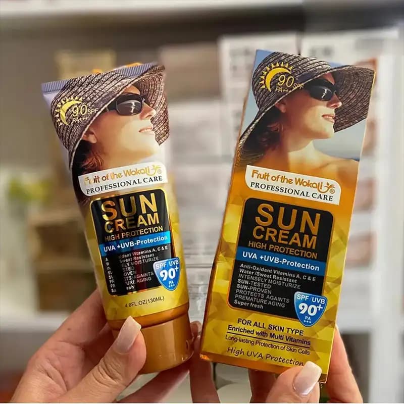 کرم ضد آفتاب SPF90 وکالی Wokali — تصویر ۱۰