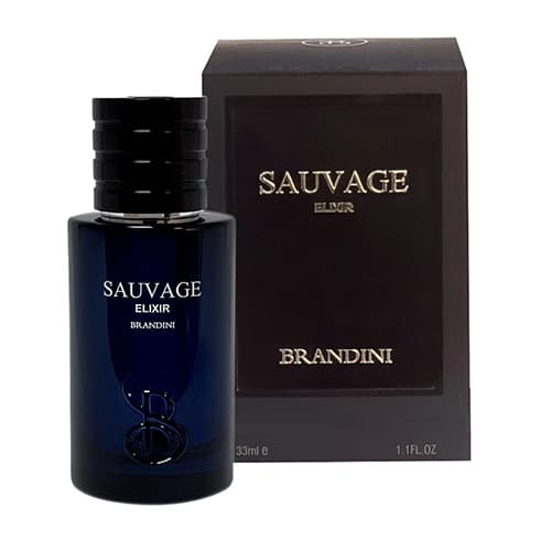 عطر جیبی مردانه ساواج الکسیر Sauvage Elixir برندینی Brandini | حجم 33 میل — تصویر ۲