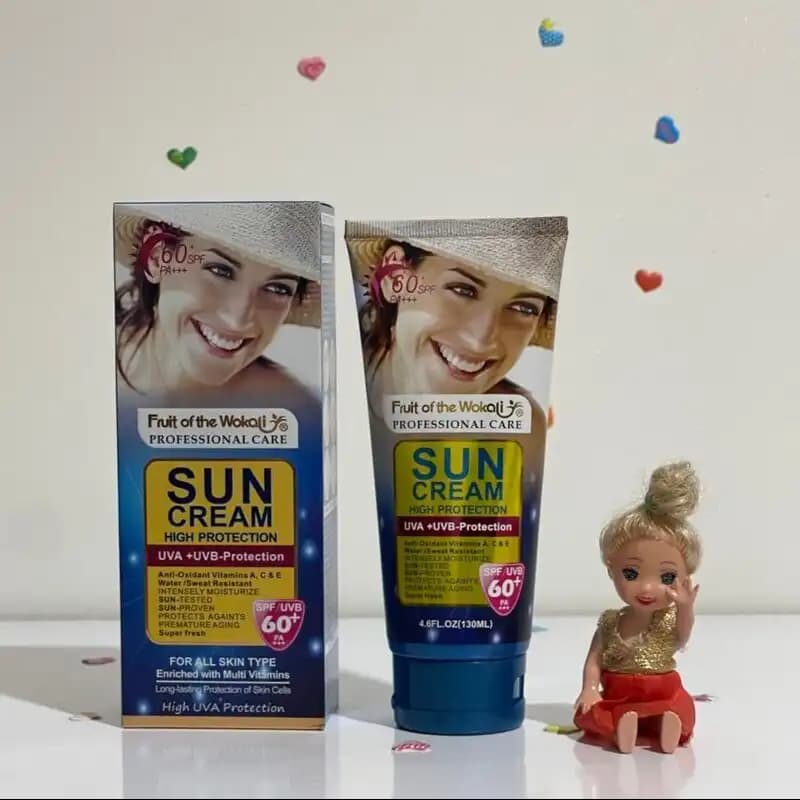 کرم ضد آفتاب SPF60 وکالی Wokali — تصویر ۱۱