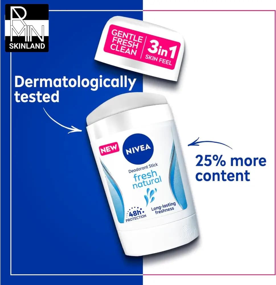 استیک صابونی ضد تعریق نیوآ مدل Fresh Natural حجم 50ml — تصویر ۲