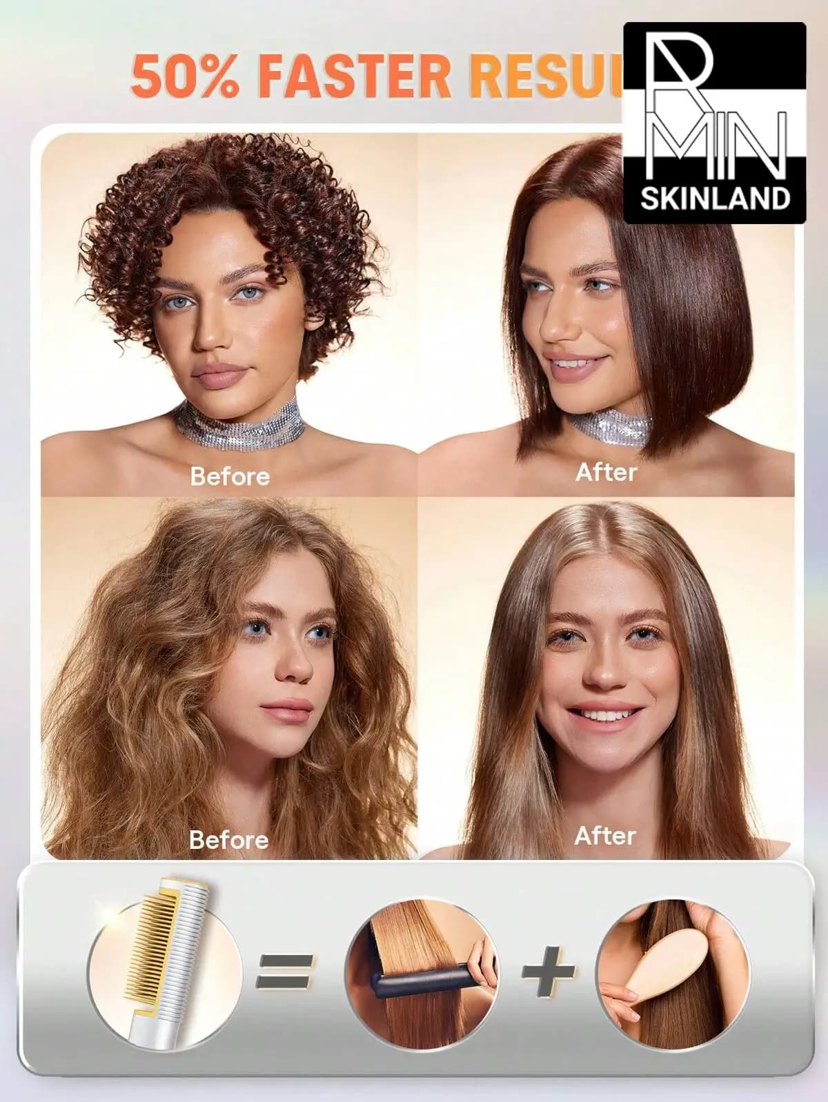 برس حرارتی شیگلم مدل SLeek Chic 3D Thermal Straightening Brush — تصویر ۳