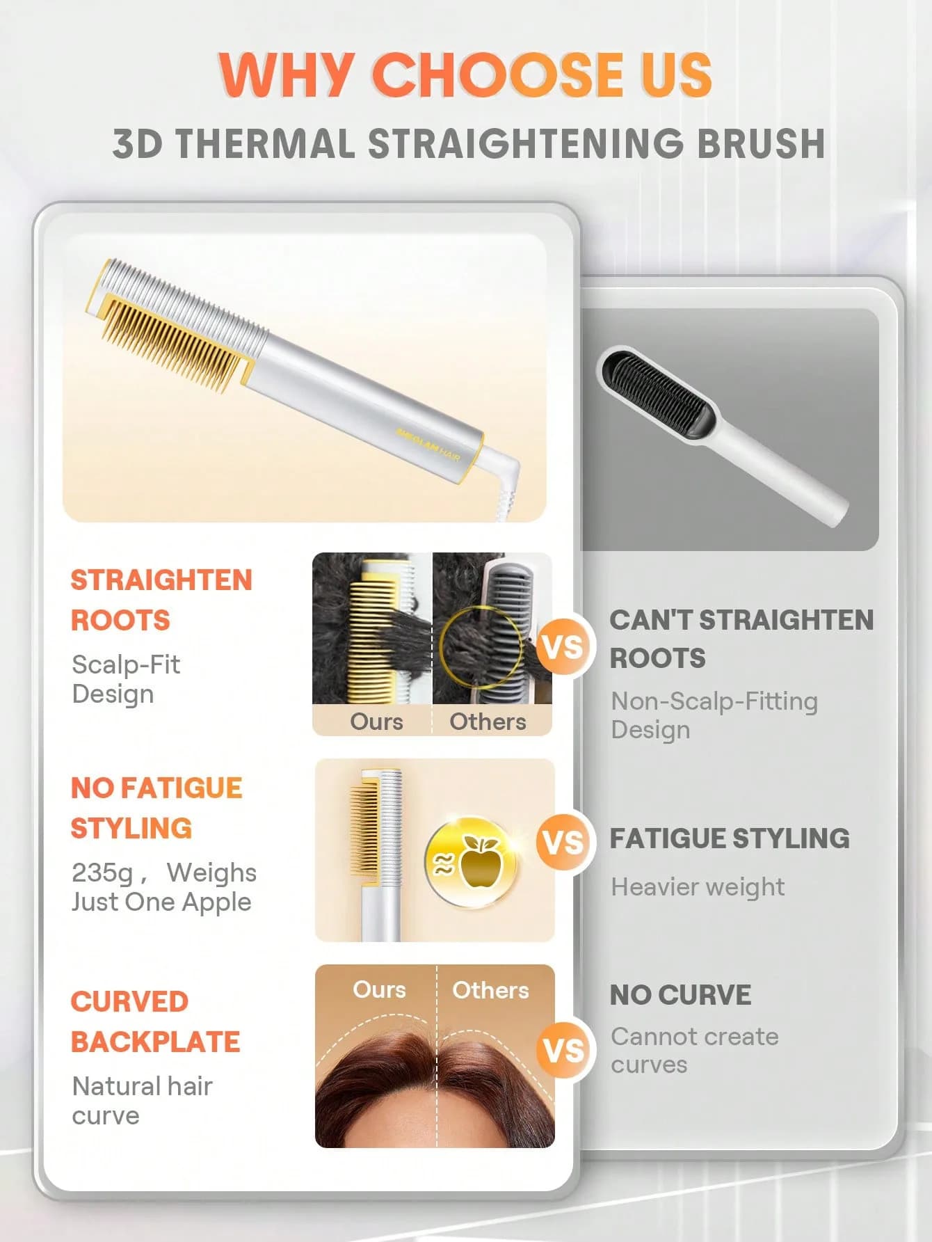 برس حرارتی شیگلم مدل SLeek Chic 3D Thermal Straightening Brush — تصویر ۱۰