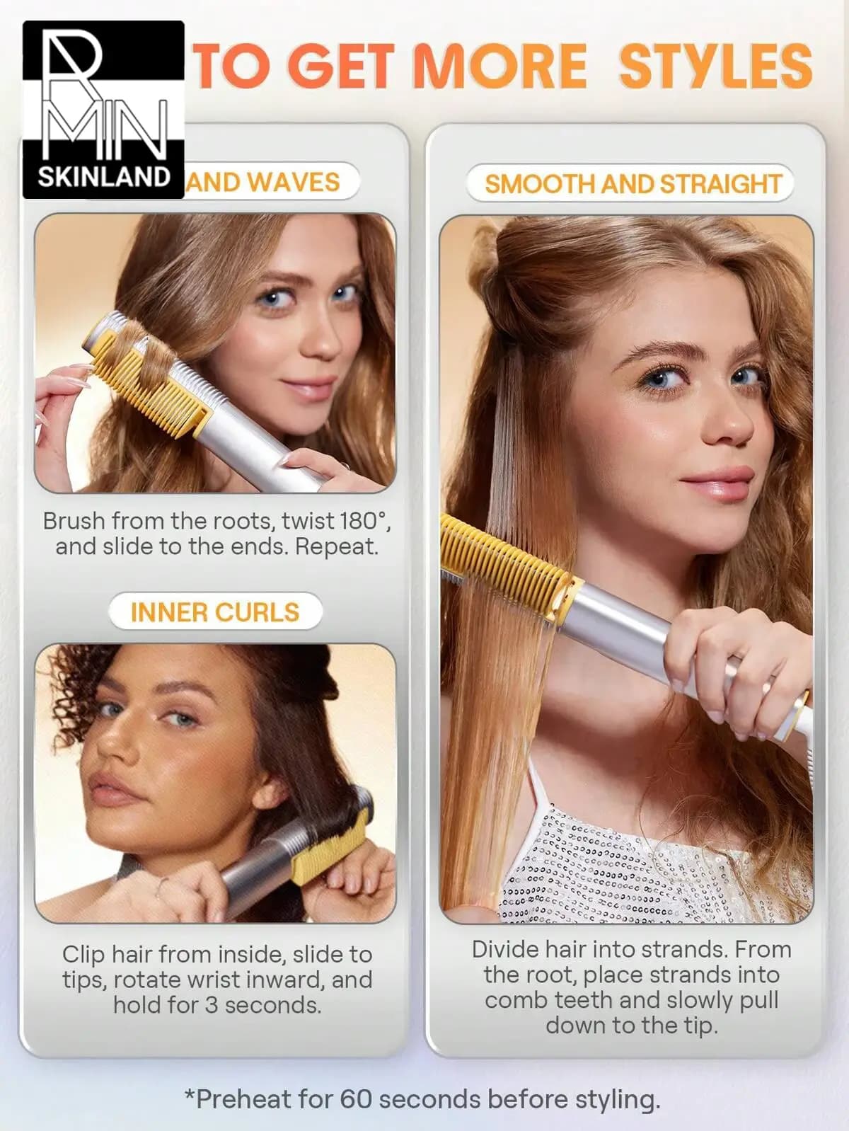 برس حرارتی شیگلم مدل SLeek Chic 3D Thermal Straightening Brush — تصویر ۸