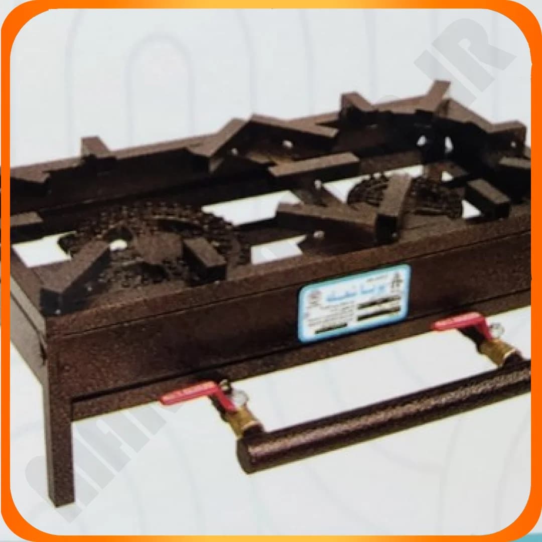 اجاق گاز 30*60 دوشعله رومیزی پویا شعله