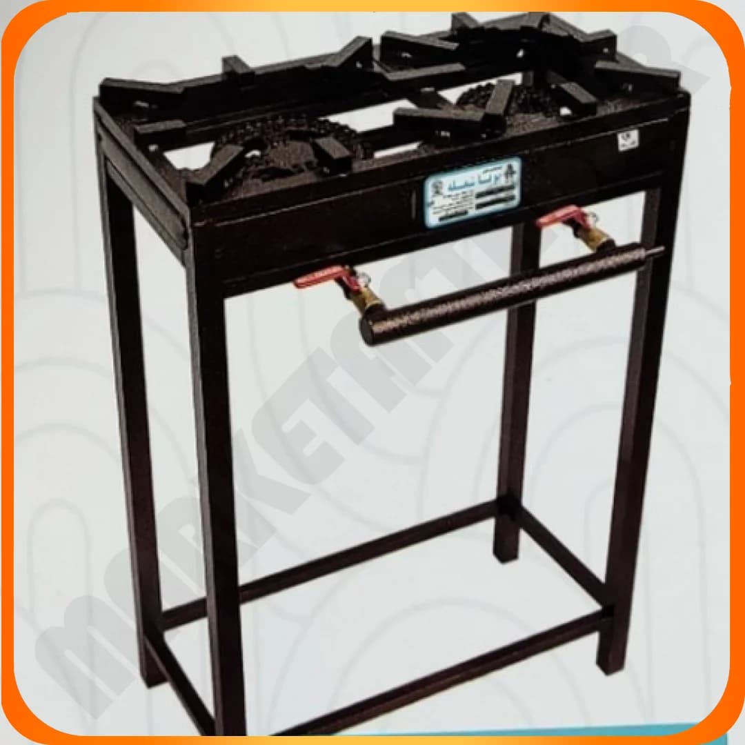 اجاق گاز 30*60 دوشعله ایستاده پویا شعله