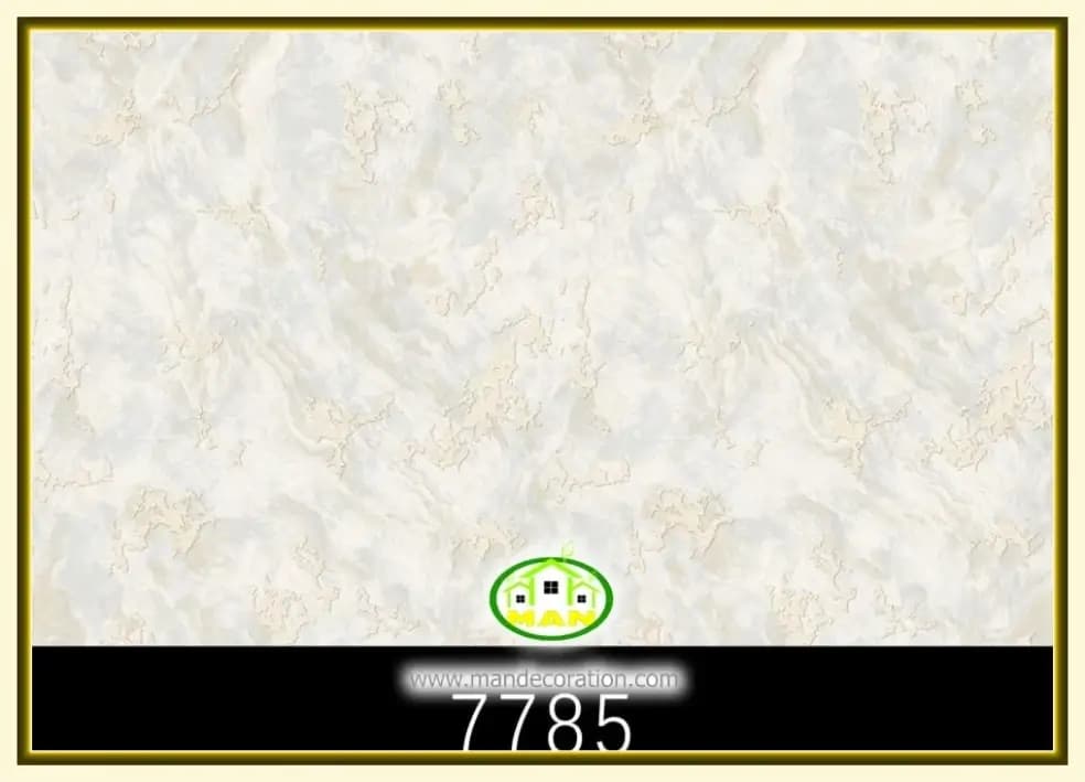 کاغذ دیواری رنگ استخوانی پتینه کد:7785