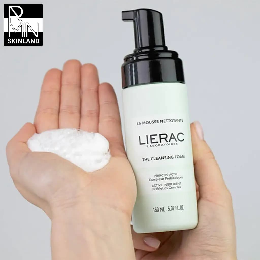 فوم شستشو لیراک مناسب انواع پوست حجم 150ml — تصویر ۲