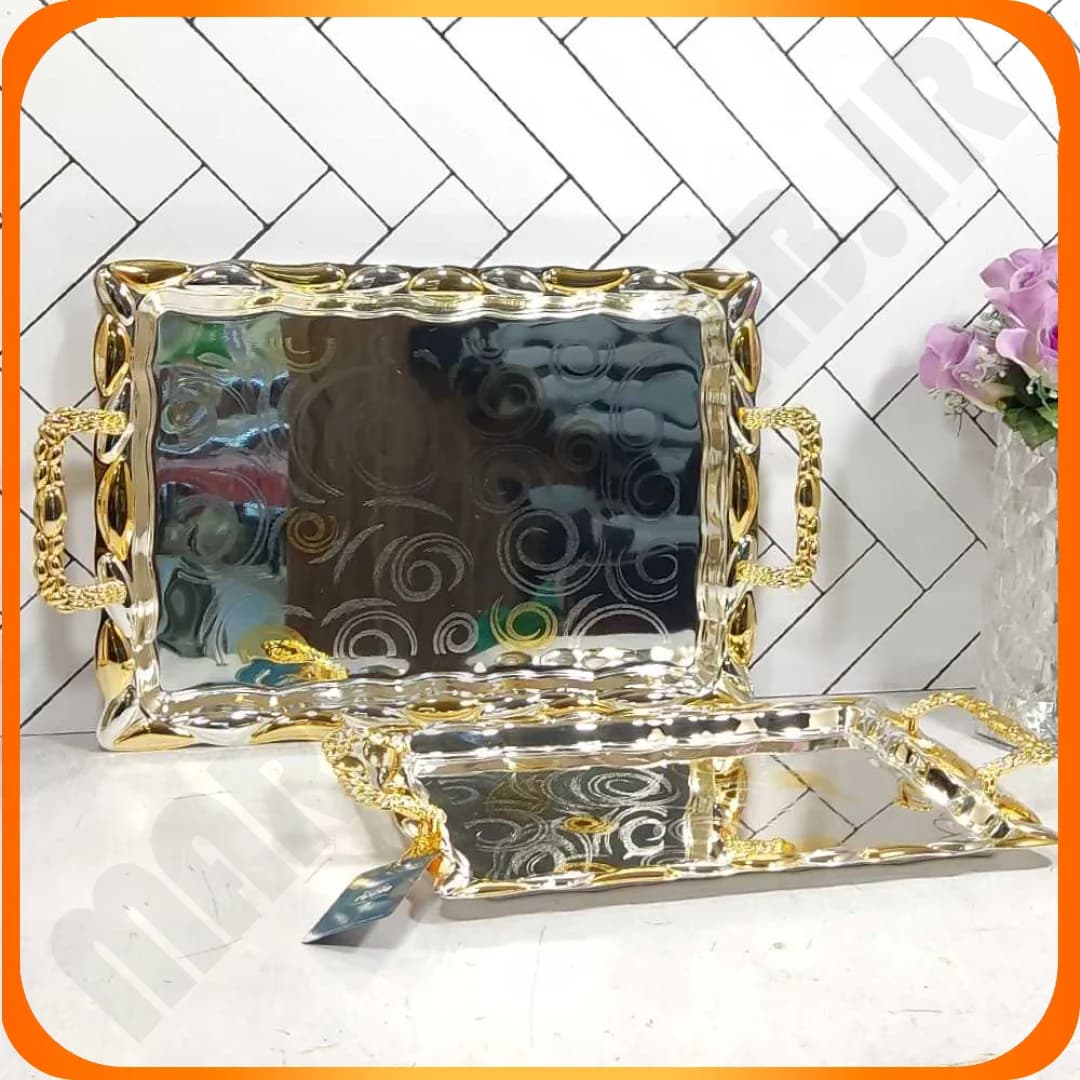 سینی 2 تکه 1720GS2 مدل ریپل اوربیت