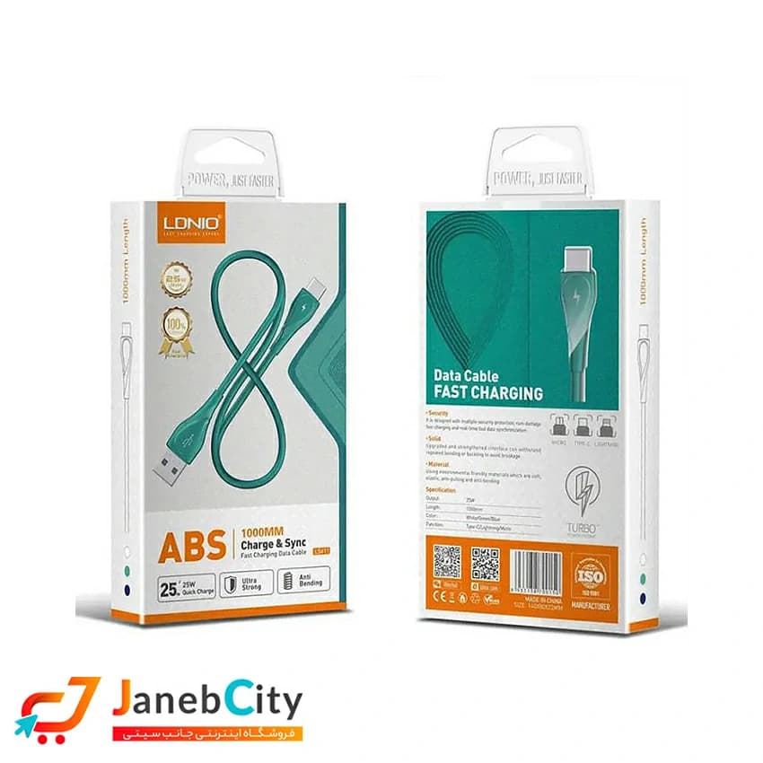کابل شارژ و انتقال دیتا MICROUSB الدینیو مدل LS611 — تصویر ۲