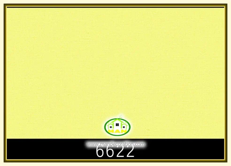 کاغذ دیواری رنگ زرد کد:6622 — تصویر ۲