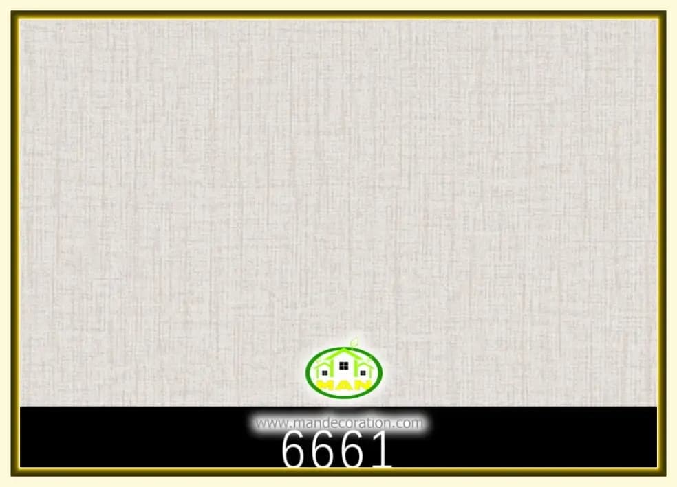 کاغذ دیواری رنگ استخوانی کد:6661
