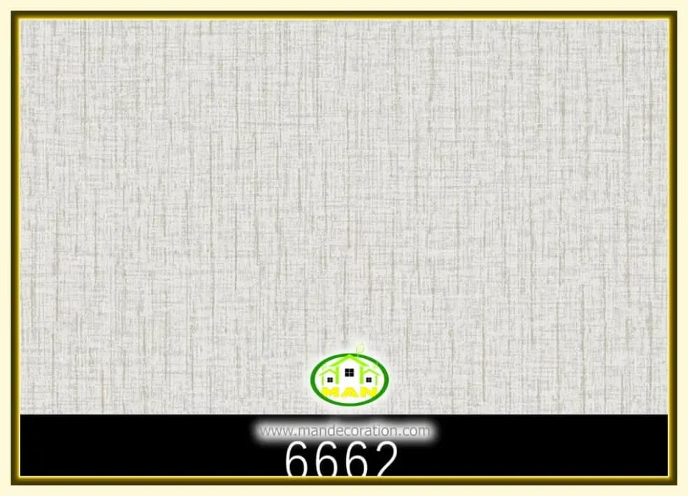 کاغذ دیواری رنگ طوسی کد:6662 — تصویر ۲