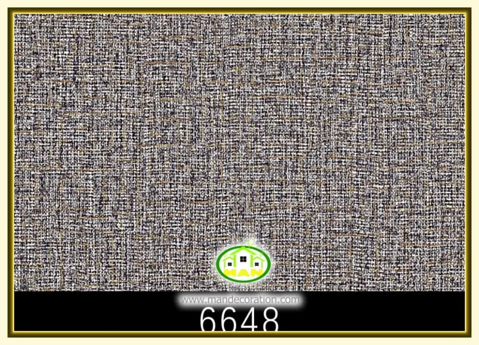 کاغذ دیواری رنگ طوسی کد:6648 — تصویر ۲