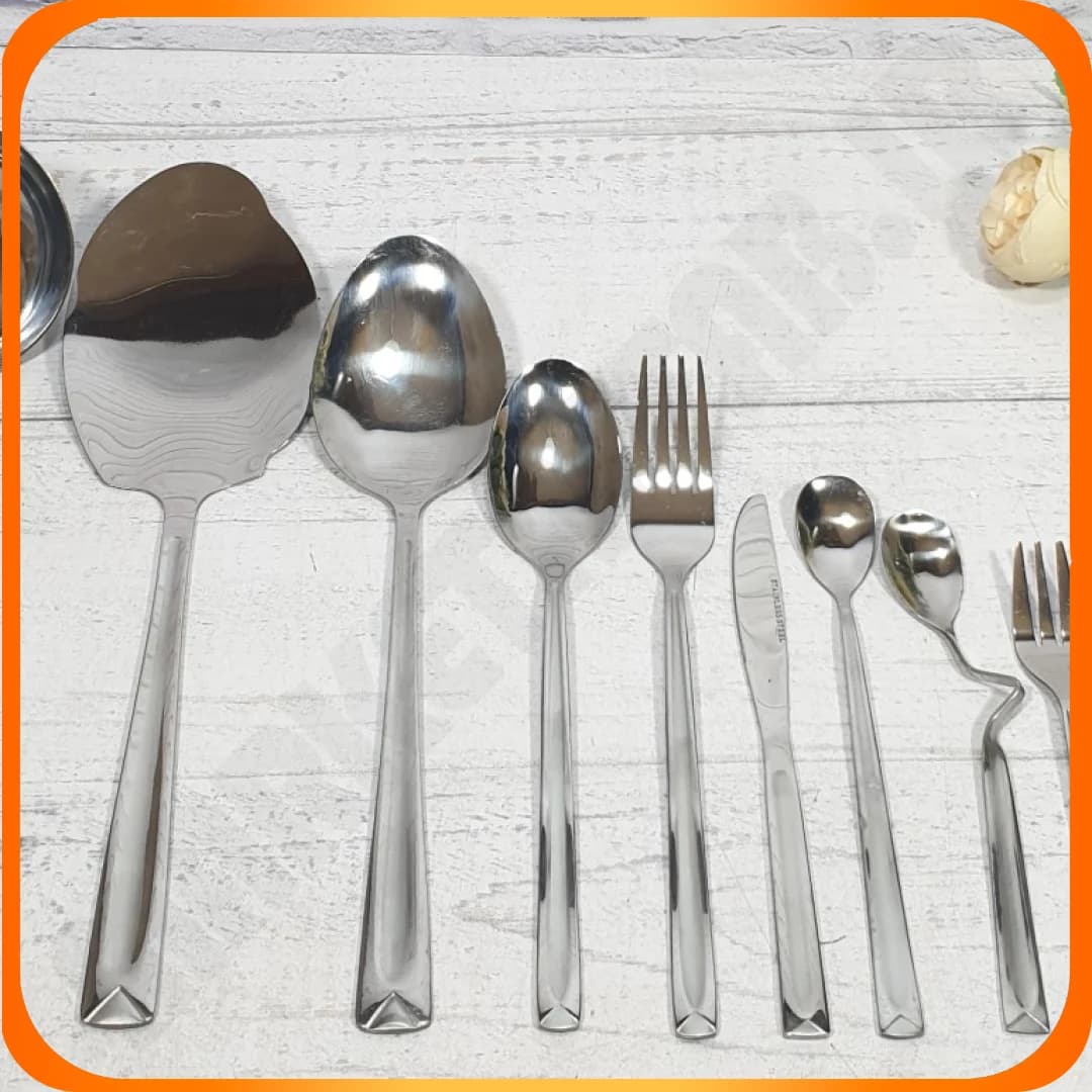 سرویس قاشق چنگال 128 پارچ کد8005 بیوتی