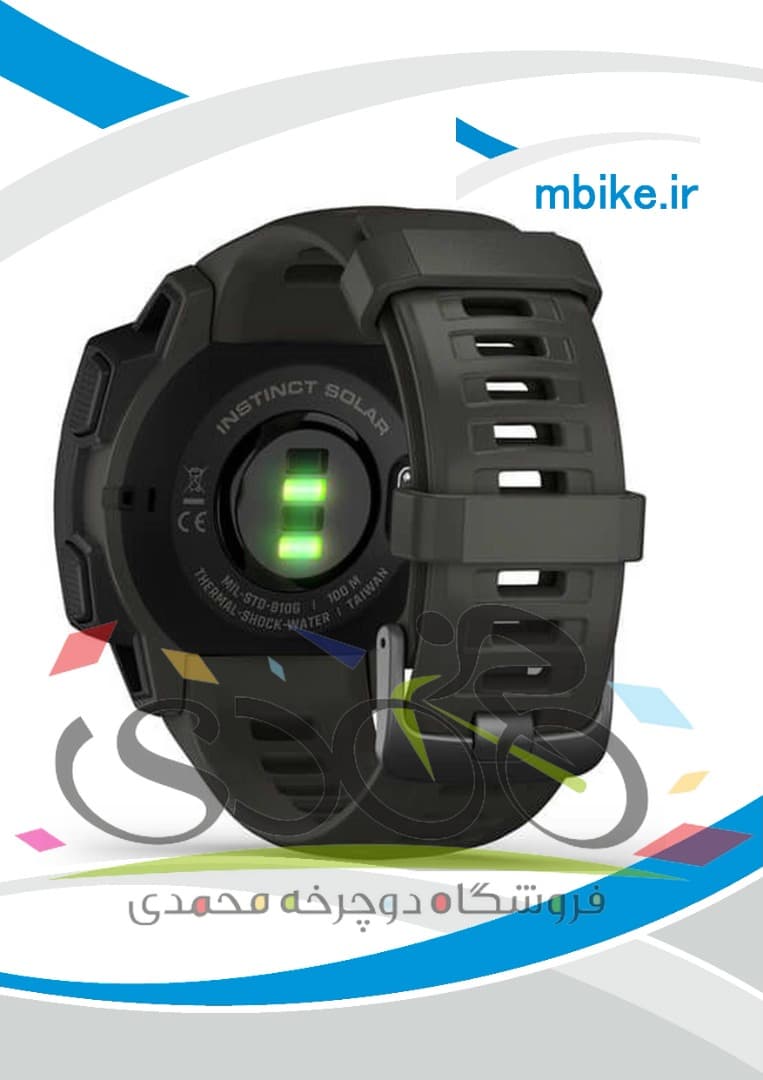 ساعت گارمین instinct solar graphite — تصویر ۴