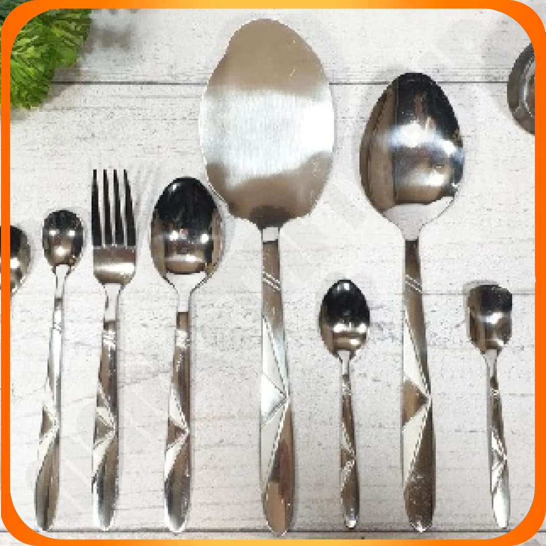 سرویس قاشق چنگال 128 پارچ کد8002 بیوتی