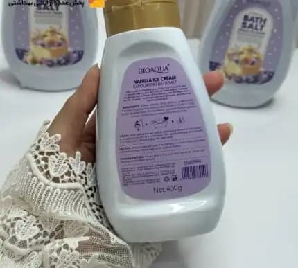 نمک بدن بستنی وانیلی بیوآکوا BIOAQUA — تصویر ۱۰