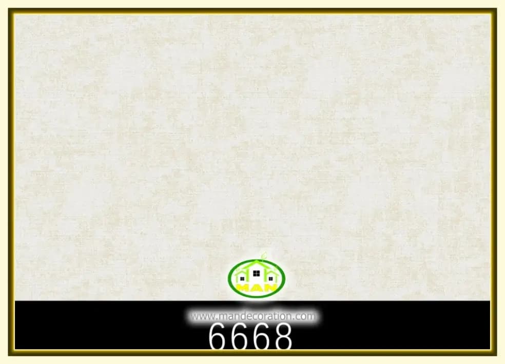 کاغذ دیواری رنگ استخوانی کد:6669