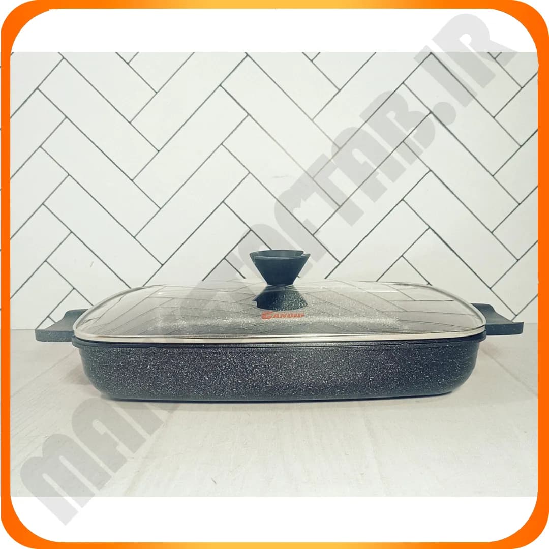 تابه فر 36 دورو گرانیت مشکی درب پیرکس کاندید