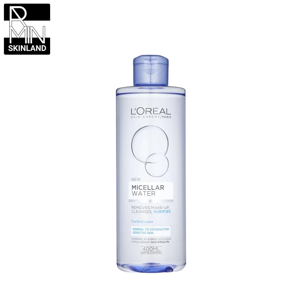 میسلار واتر لورآل مناسب پوست نرمال تا مختلط حجم 400ml — تصویر ۴