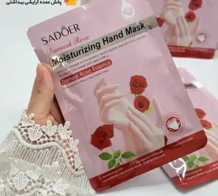 ماسک دست ورقه ای گل رز سادوئر SADOER — تصویر ۹