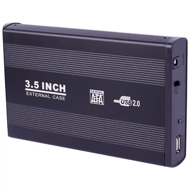 باکس هارد کامپیوتر External Case 3.5-inch USB2.0 HDD + آداپتور مدل 354U3