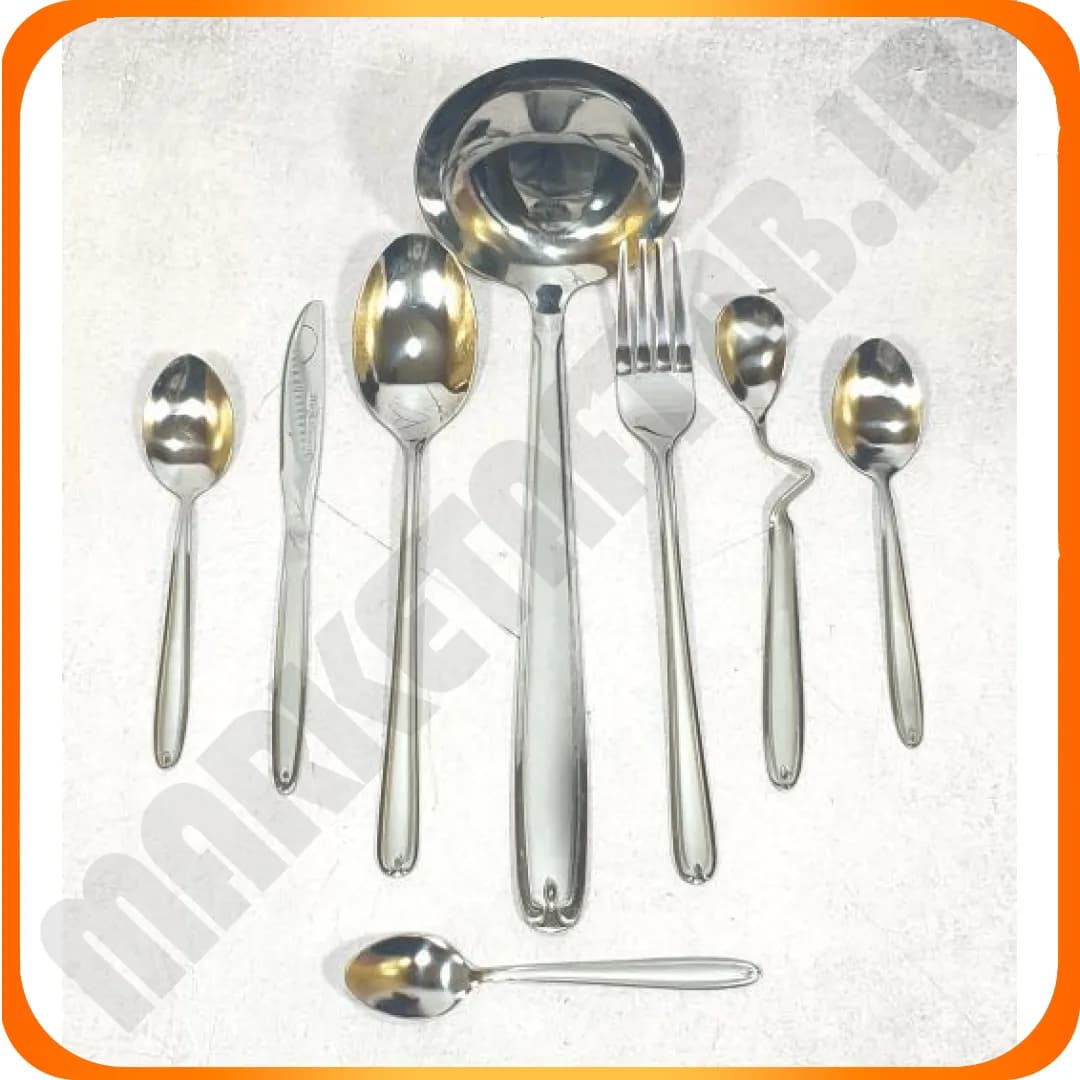 سرویس قاشق چنگال 128 پارچ کد 8009 بیوتی