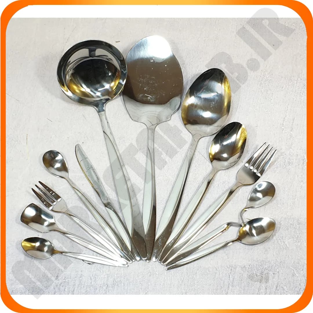 سرویس قاشق چنگال 128 پارچ کد8003 بیوتی