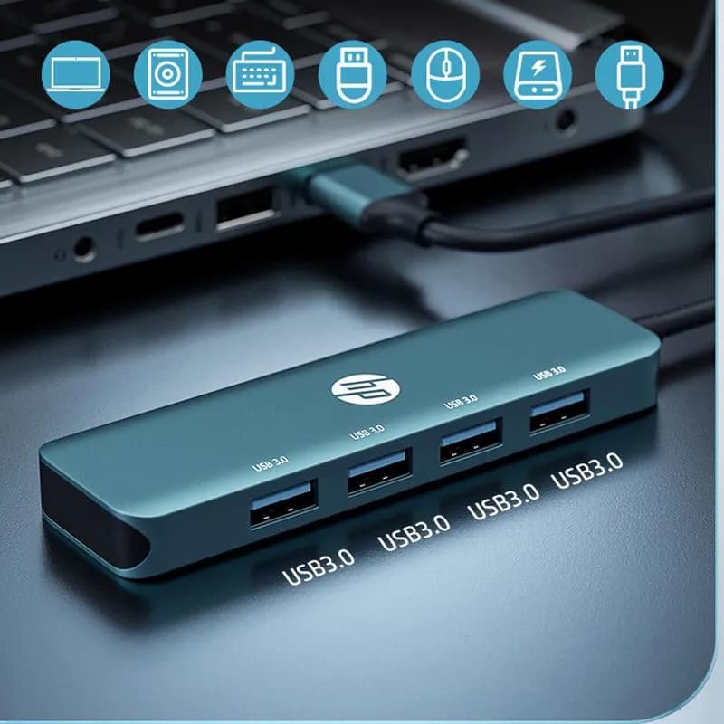 هاب یو اس بی 4 پورت اچ پی مدل HP USB 3.0 DHC-CT100 — تصویر ۷