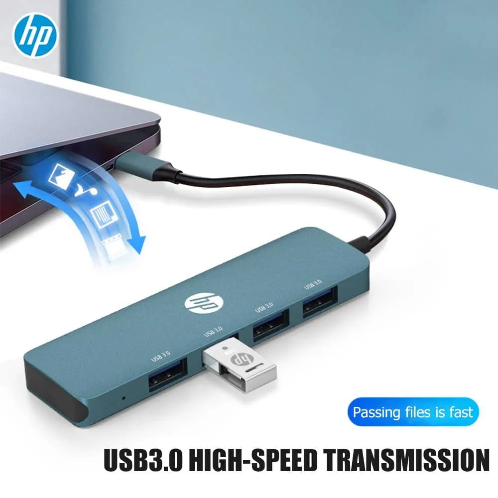 هاب یو اس بی 4 پورت اچ پی مدل HP USB 3.0 DHC-CT100 — تصویر ۴