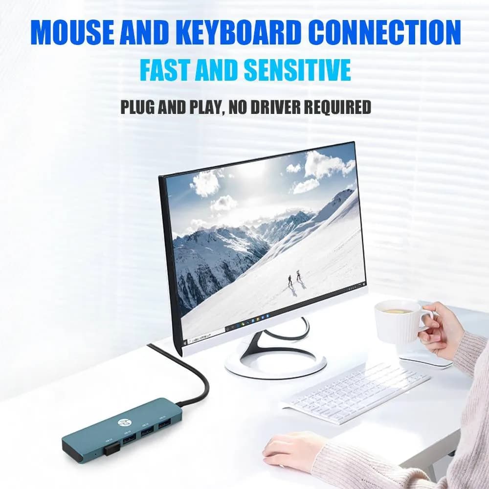 هاب یو اس بی 4 پورت اچ پی مدل HP USB 3.0 DHC-CT100 — تصویر ۵