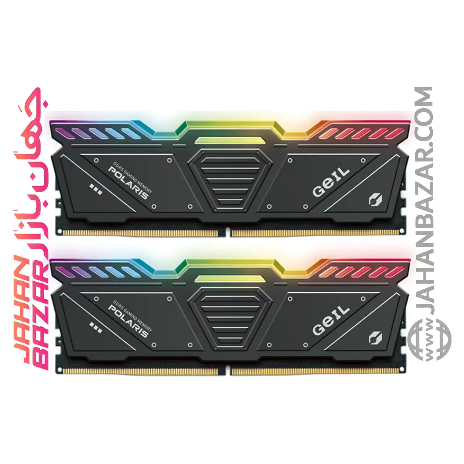رم دسکتاپ جیل دو کاناله CL38 مدل DDR5 5600 MHz GEIL POLARIS ظرفیت 64 GB