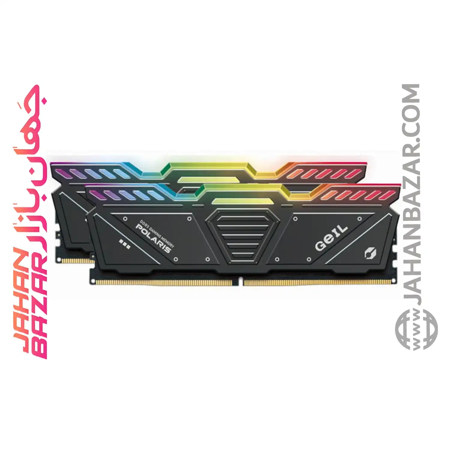 رم دسکتاپ جیل دو کاناله CL38 مدل DDR5 5600 MHz GEIL POLARIS ظرفیت 64 GB — تصویر ۵