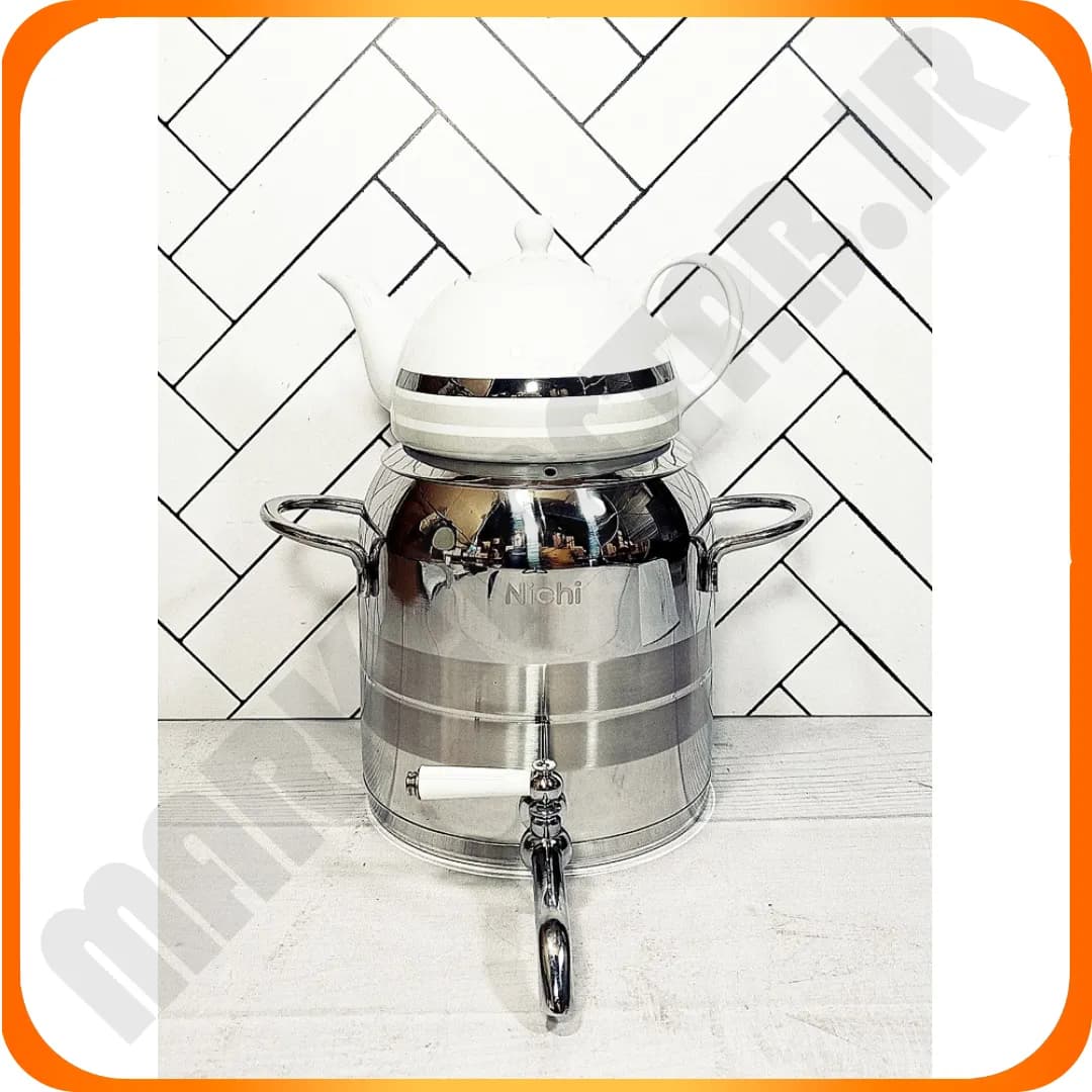 کتری قوری 4 لیتر دو خط KT-18-2 نیچی