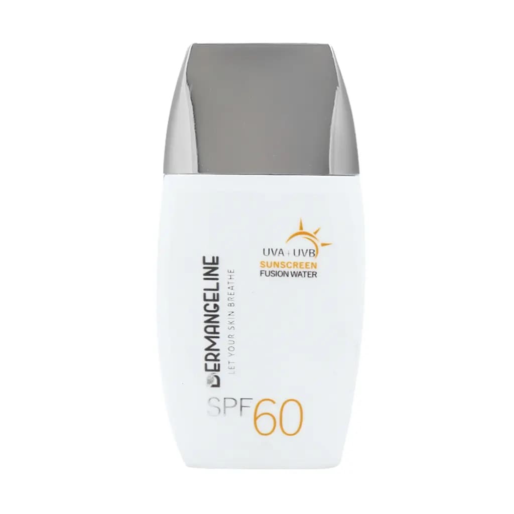 کرم ضد آفتاب SPF60 فیوژن واتر پوست چرب درم انجلین 50 میلی لیتر — تصویر ۲