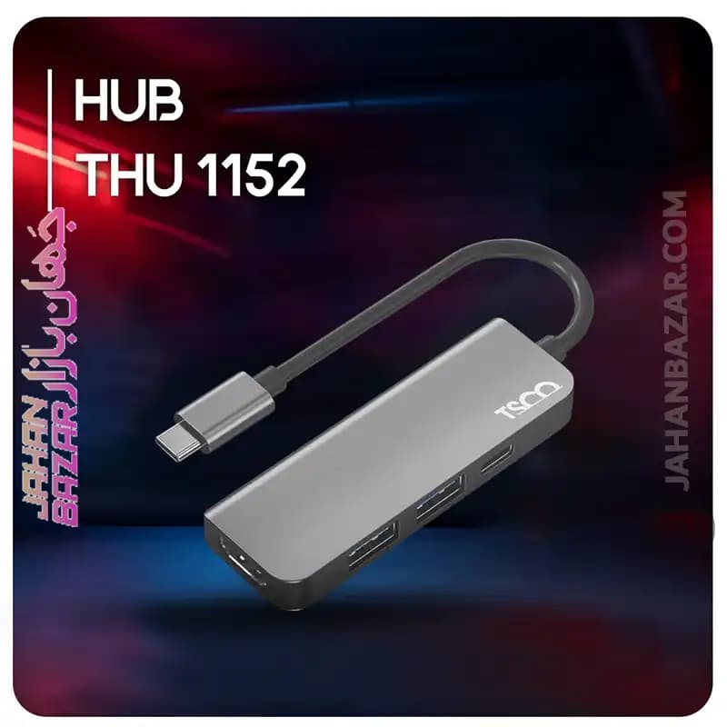 هاب USB تسکو TSCO چهار پورت مدل THU 1152 — تصویر ۵
