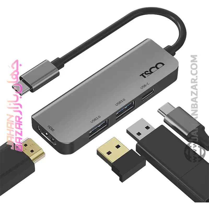 هاب USB تسکو TSCO چهار پورت مدل THU 1152 — تصویر ۷