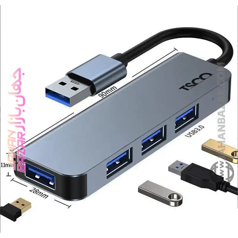 هاب USB تسکو TSCO چهار پورت مدل THU 1142 — تصویر ۸
