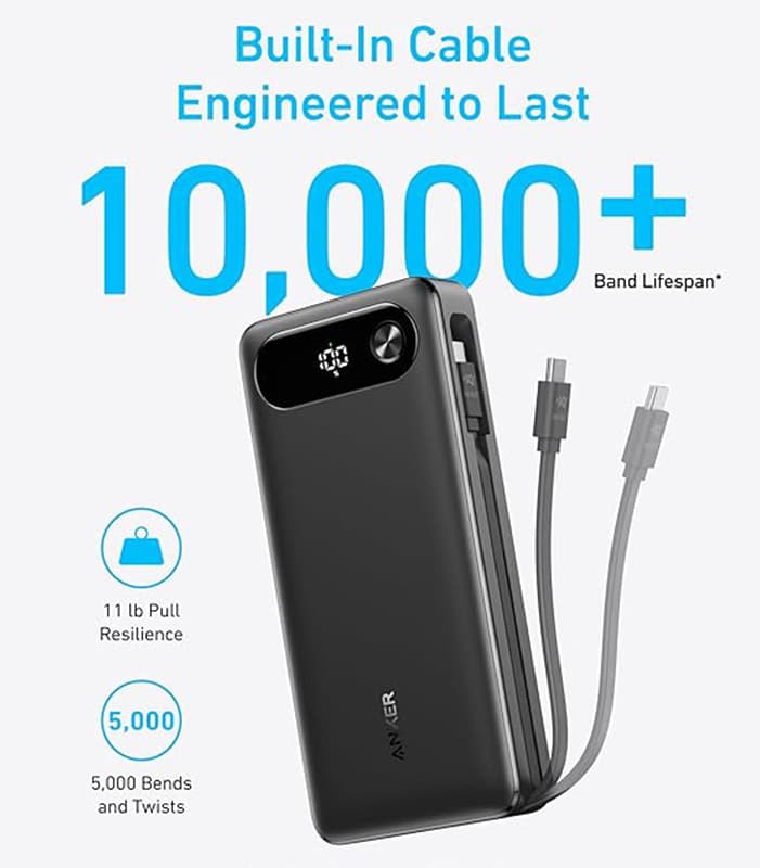 پاوربانک 20000 انکر مدل Anker Power Bank A1383 — تصویر ۴