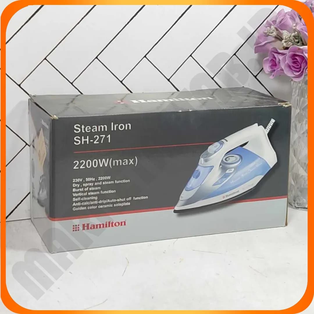 اتو بخار 2200 وات SH-271 آبی همیلتون