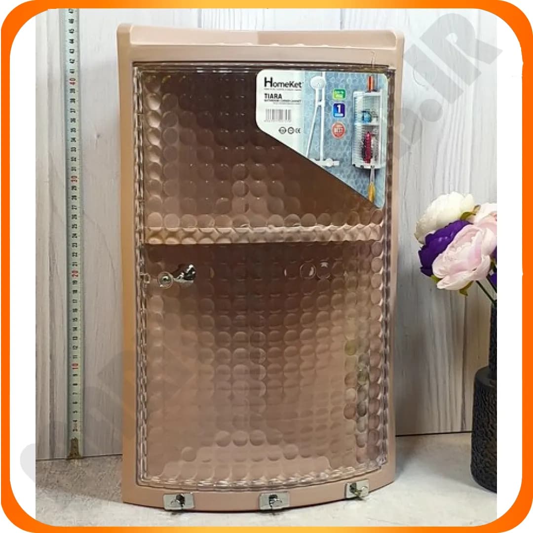 4152 کابین حمام یک درب تیارا صورتی کرپ هومکت