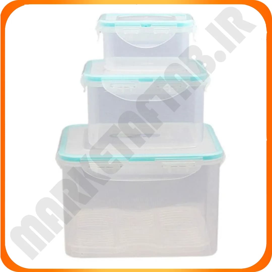 سرویس 77835 فریزری 6 پارچه مربع لیمون