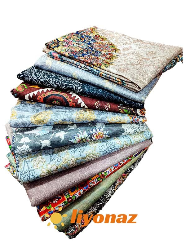 زیر سفره مخمل طرح فرش 3 متری