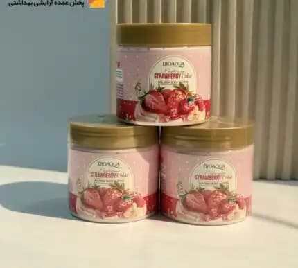 کره بدن کیک توت فرنگی بیوآکوا BIOAQUA — تصویر ۱۱