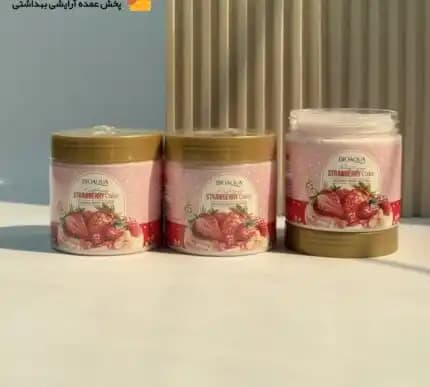 کره بدن کیک توت فرنگی بیوآکوا BIOAQUA — تصویر ۱۰