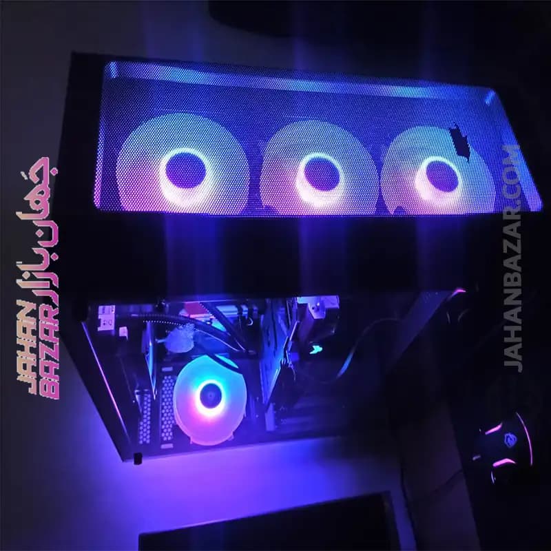 کیس گیمینگ اوست AWEST مدل GT-AV12-BG-ARGB — تصویر ۵