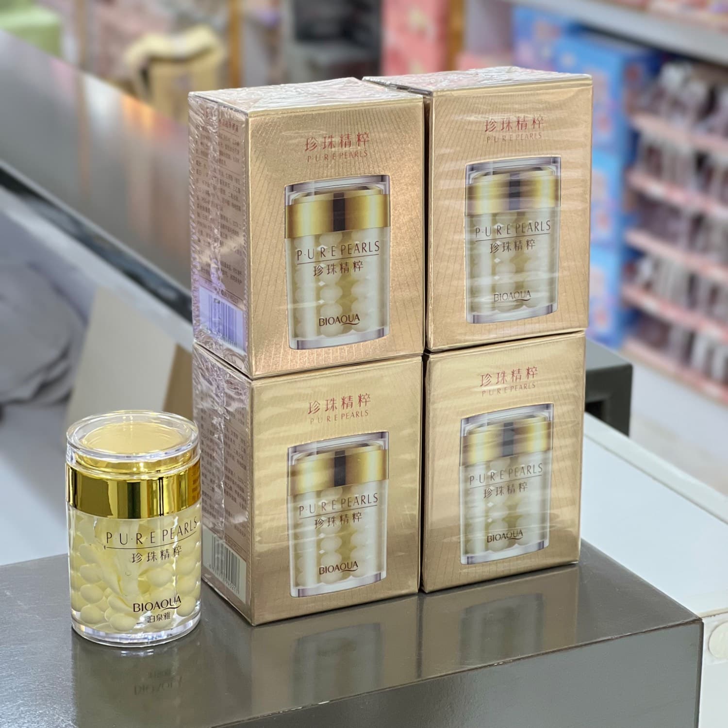 کرم شب ضد چروک مروارید 60 گرمی بیواکوا BIOAQUA