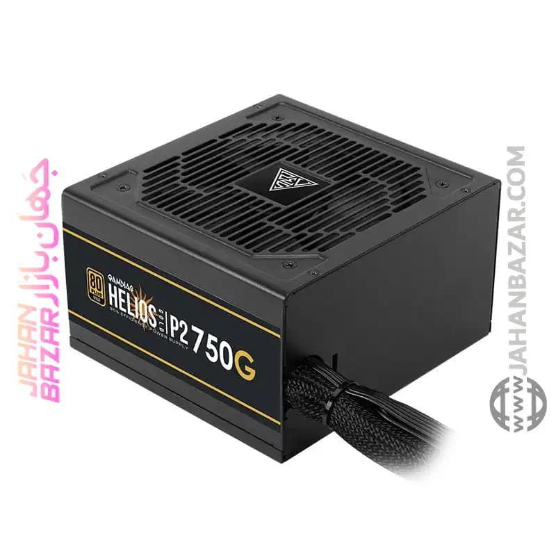 منبع تغذیه 750 وات گیم دیاس GAMDIAS مدل HELIOS P2-750G — تصویر ۳