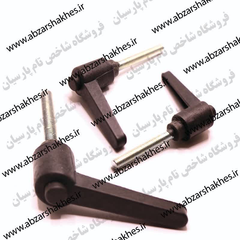 دسته اهرمی پلاستیکی پیچ دار M6